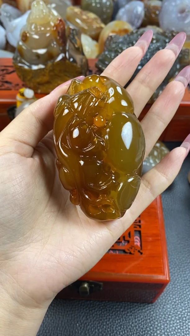 【闪购商品】玛瑙/玉髓手把未镶嵌1