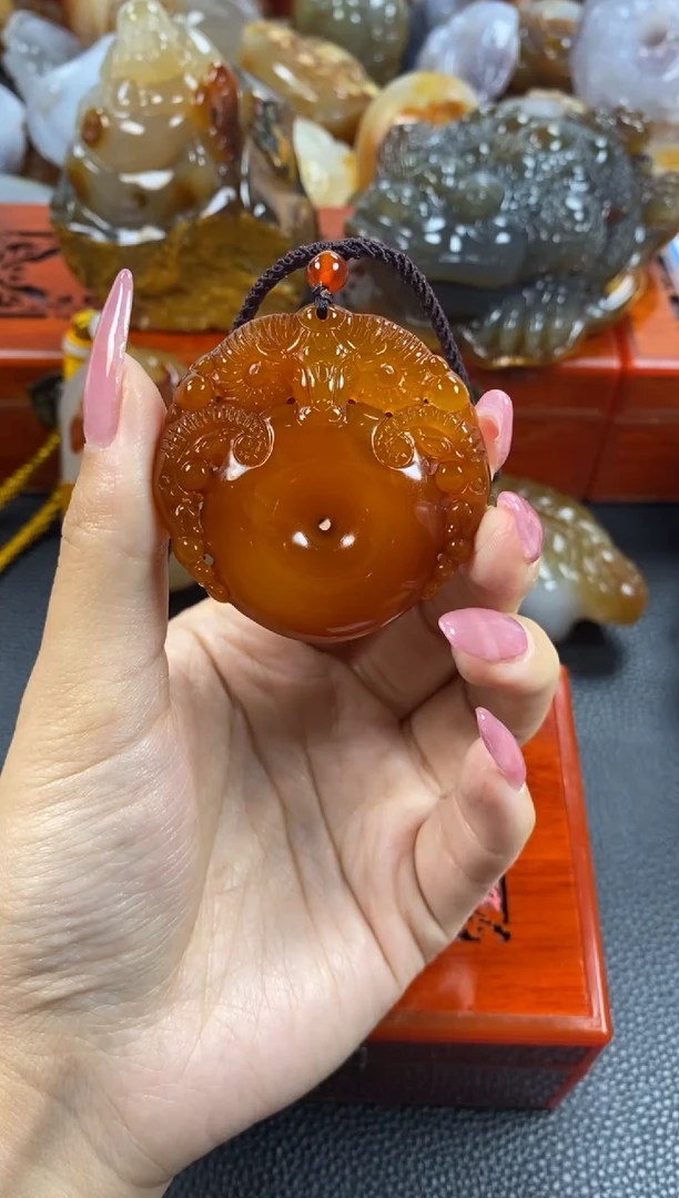 【闪购商品】玛瑙/玉髓挂件未镶嵌1
