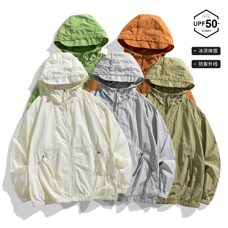 UPF50+2023新款情侣夏季情侣防晒服超薄款透气防紫外线外套8038