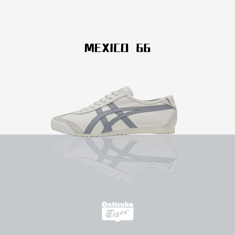 ONITSUKA TIGER/鬼塚虎 mexico66灰色男女休闲小白鞋1183B771-201