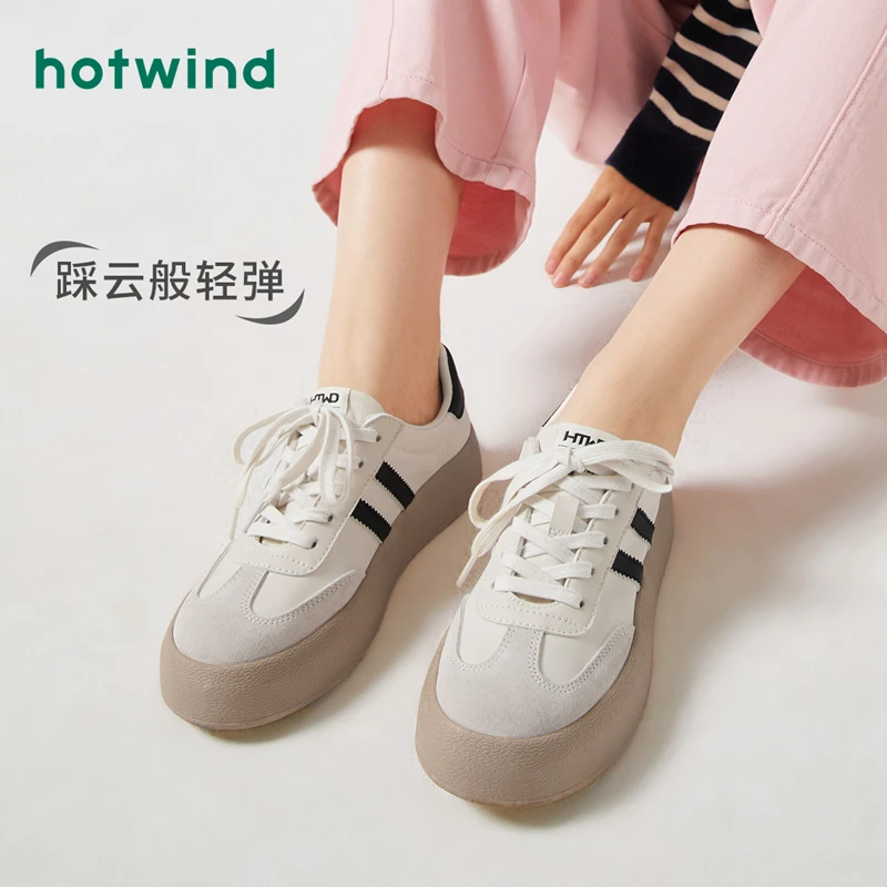 热风夏季新舒适德训低帮复古潮流百搭潮流鞋子女鞋H14W3315