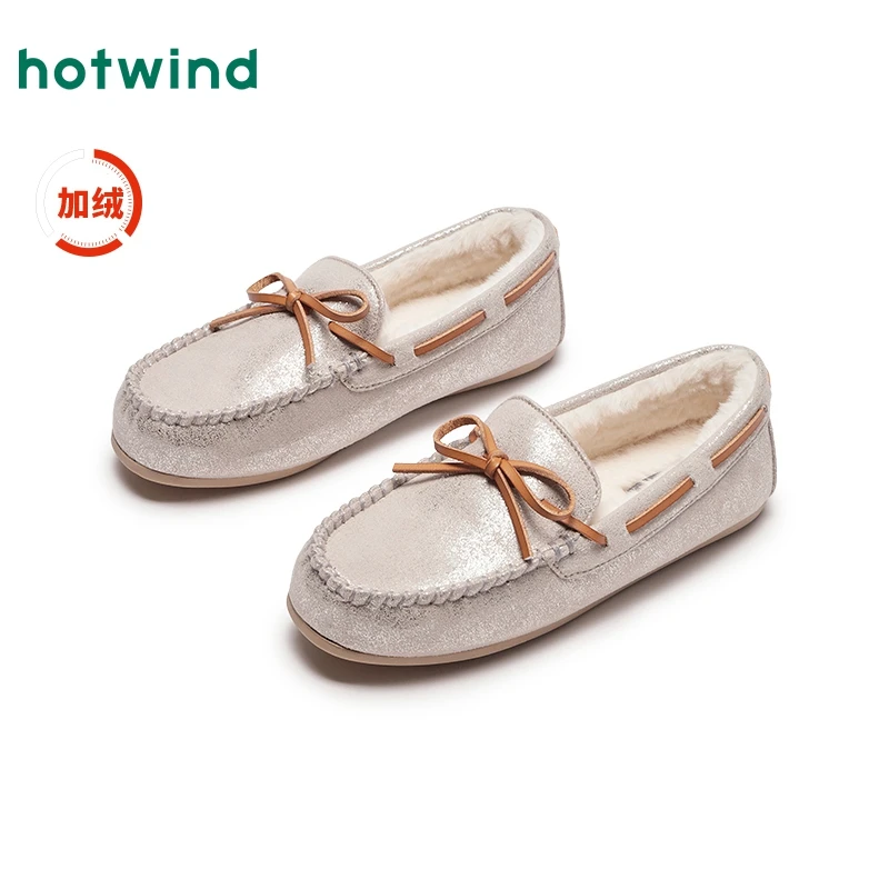 热风2024年冬季新款女士时尚休闲鞋H10W4406