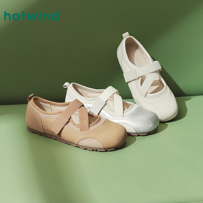 热风2025年夏季新款女士时尚休闲鞋H36W25507