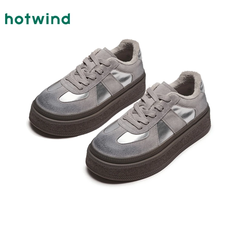 【衣璇儿专属】热风2024年冬季新款女士时尚休闲鞋H91W4409