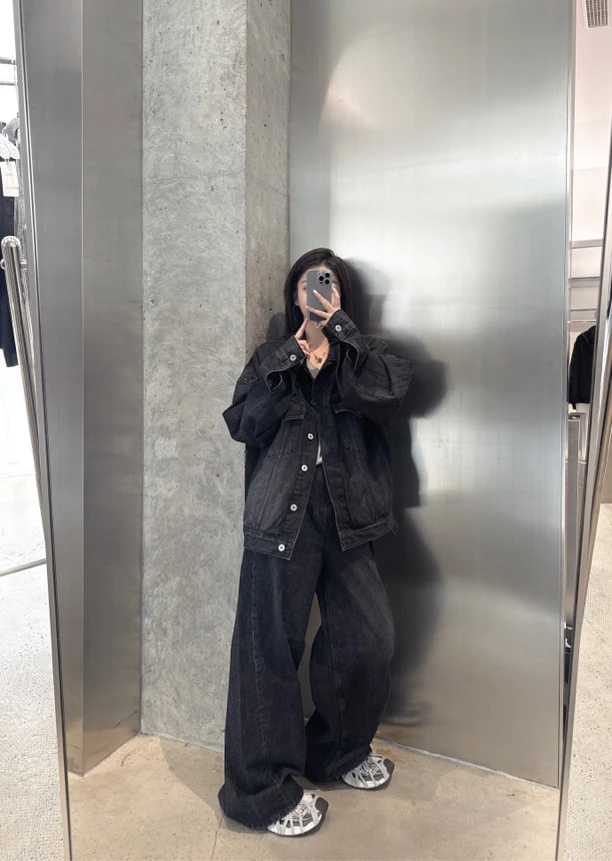 特价青苍 Az LongQuan 邮差牛仔套装 设计师套装 g8103-g8102