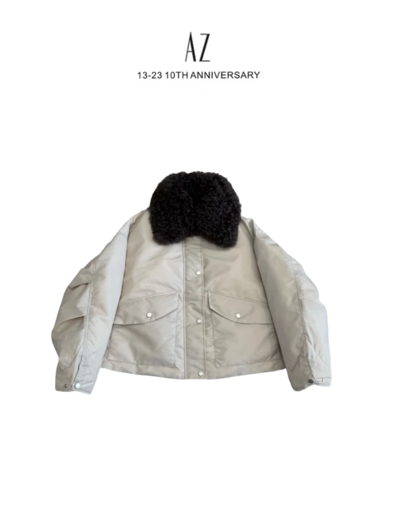 Az LongQuan 短款女明星鹅绒服 设计师新款时尚百搭外套WCJ11005