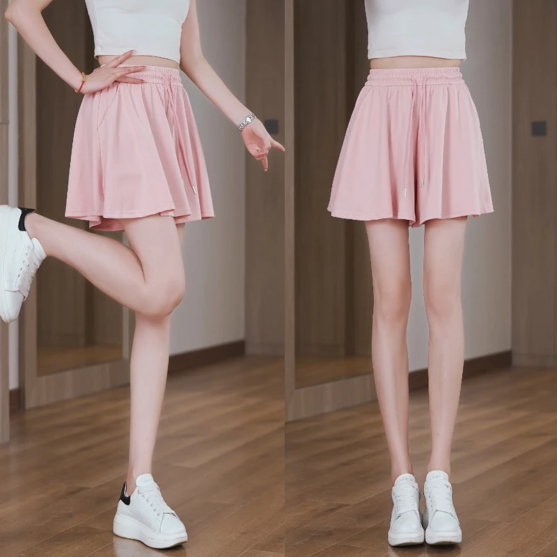 2024夏季新款短裤裙运动阔腿短裤时尚薄款韩版宽松百搭休闲显瘦