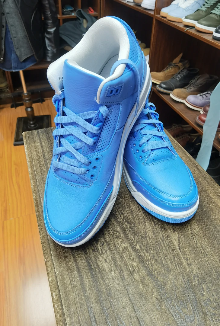 直播福利皮鞋北卡蓝 微瑕