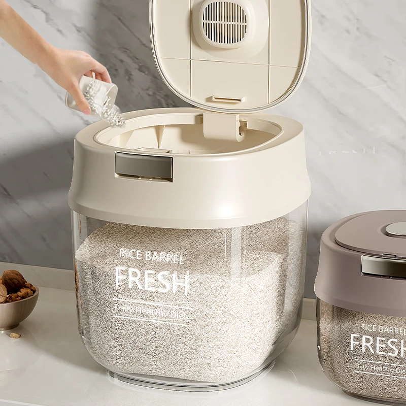 米桶家用2024新款食品级密封防虫防潮装大米米缸面粉收纳盒储米箱