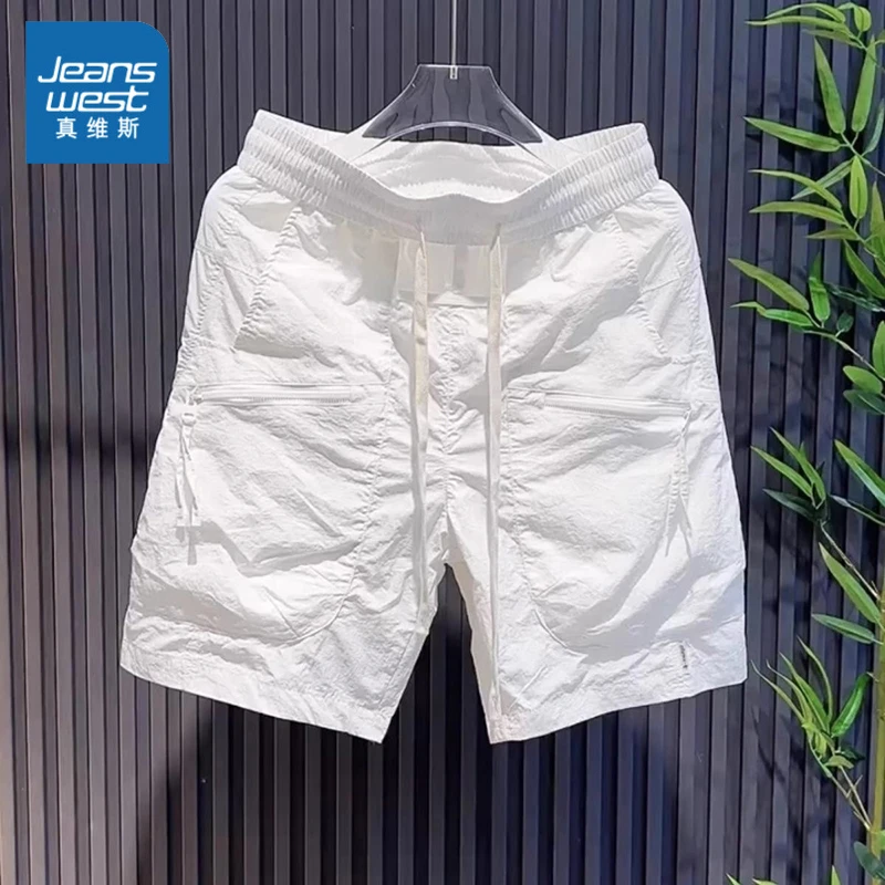 真维斯夏季新款潮牌工装短裤男士大口袋休闲宽松速干五分裤子男