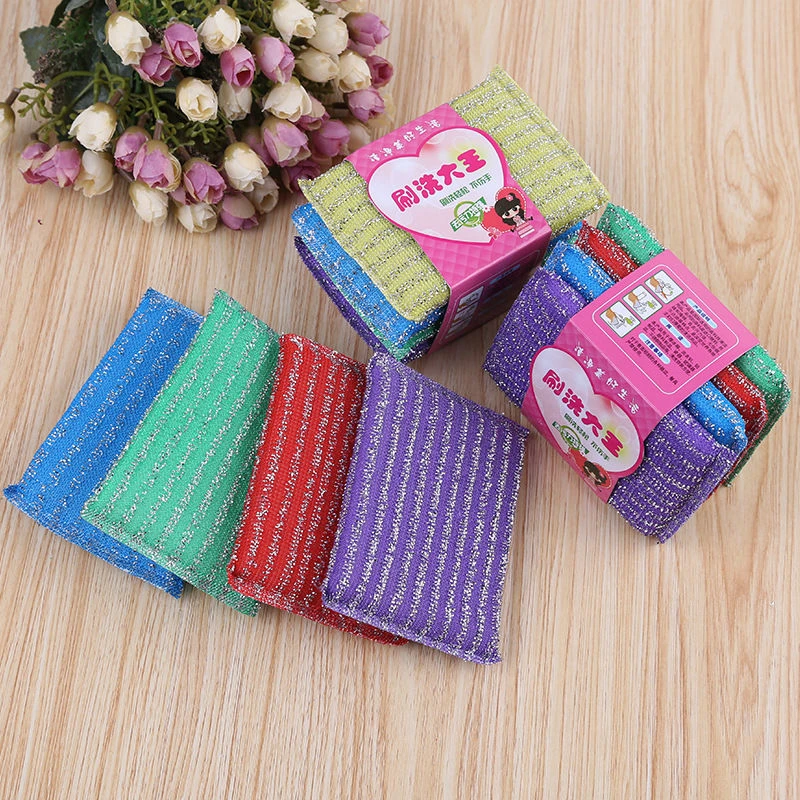 洗碗布不沾油刷碗布耐用洗刷海绵擦百洁布洗刷用品洗碗刷抹布海绵