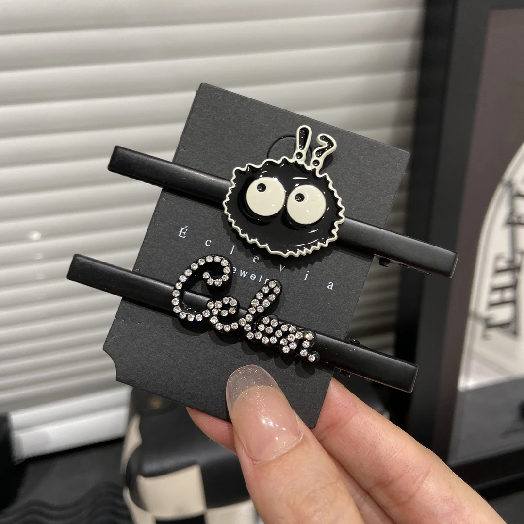 E3792 新款气质字母可爱网红刘海碎发夹发卡百搭韩版刘海侧边夹