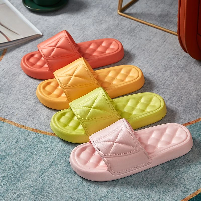 拖鞋女加厚底凉拖鞋女外室内情侣家居浴室防臭软底家用防滑夏季