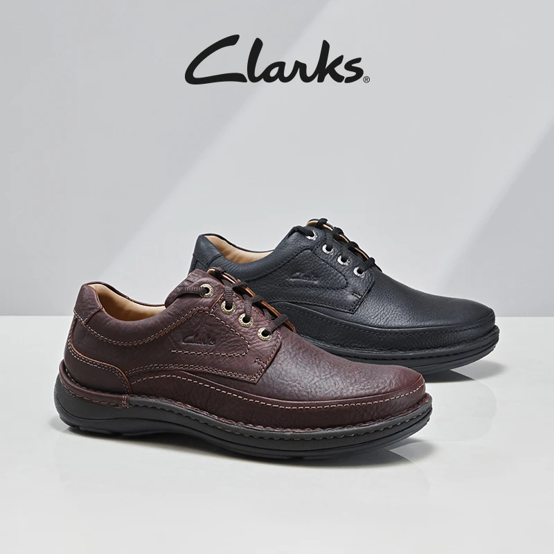 Clarks其乐自然系列男低帮鞋经典百搭爸爸鞋休闲男皮鞋软底防滑