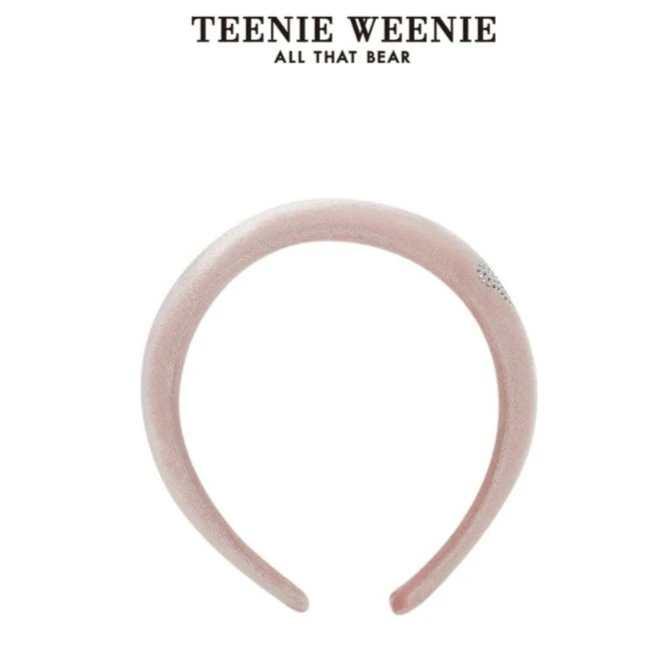 TeenieWeenie小熊简约发箍女2022秋冬新款女发箍气质TTAZ22FT01P