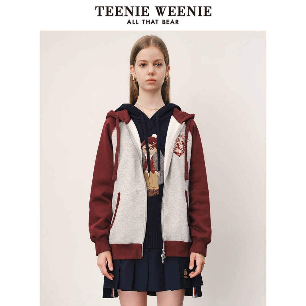 TeenieWeenie小熊2023年早秋休闲卫衣时尚舒适学院风TTMZ23K906N