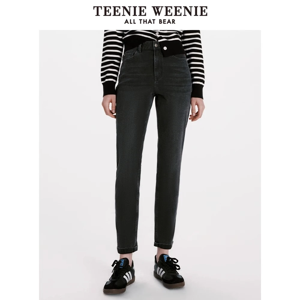 【赵老板专属】TeenieWeenie小熊新款春游出行水洗修身小脚裤0248