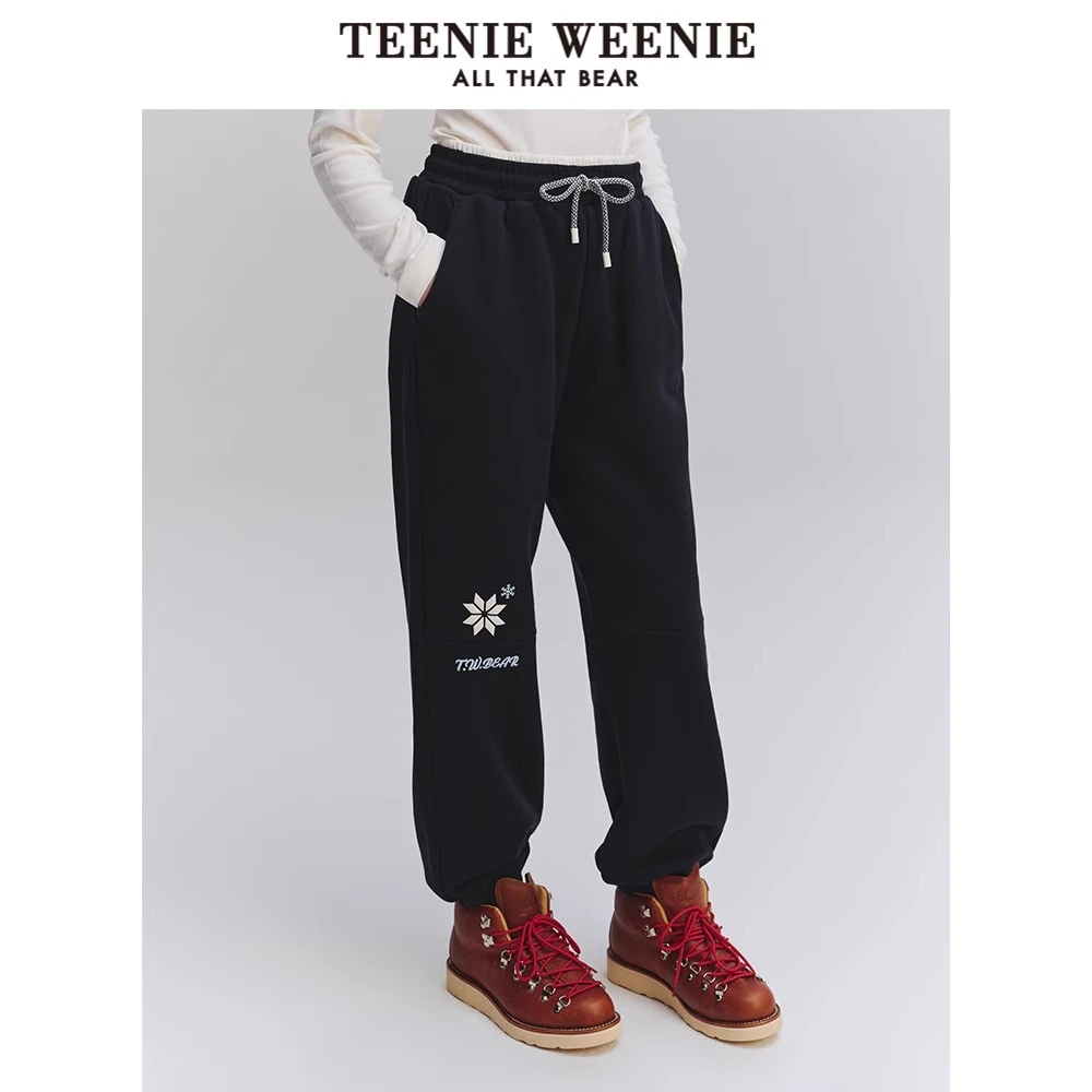 *TeenieWeenie小熊卫裤24学院风运动束脚休闲裤长裤TTTM244V03T