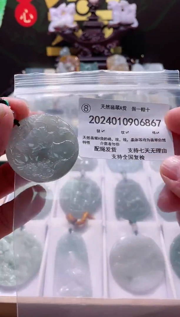 【闪购商品】翡翠颈饰未镶嵌闪购商品8号店2002400100023