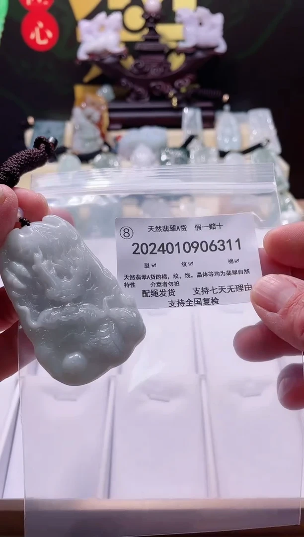 【闪购商品】翡翠颈饰未镶嵌闪购商品8号店2002400100022