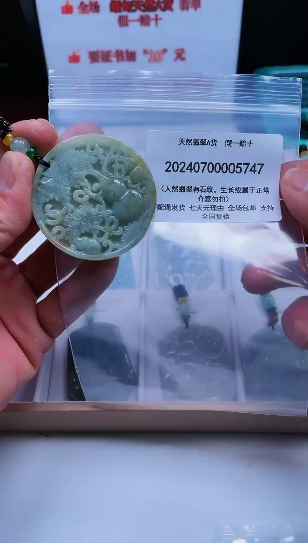 【闪购商品】翡翠颈饰未镶嵌闪购商品8号店2024070019
