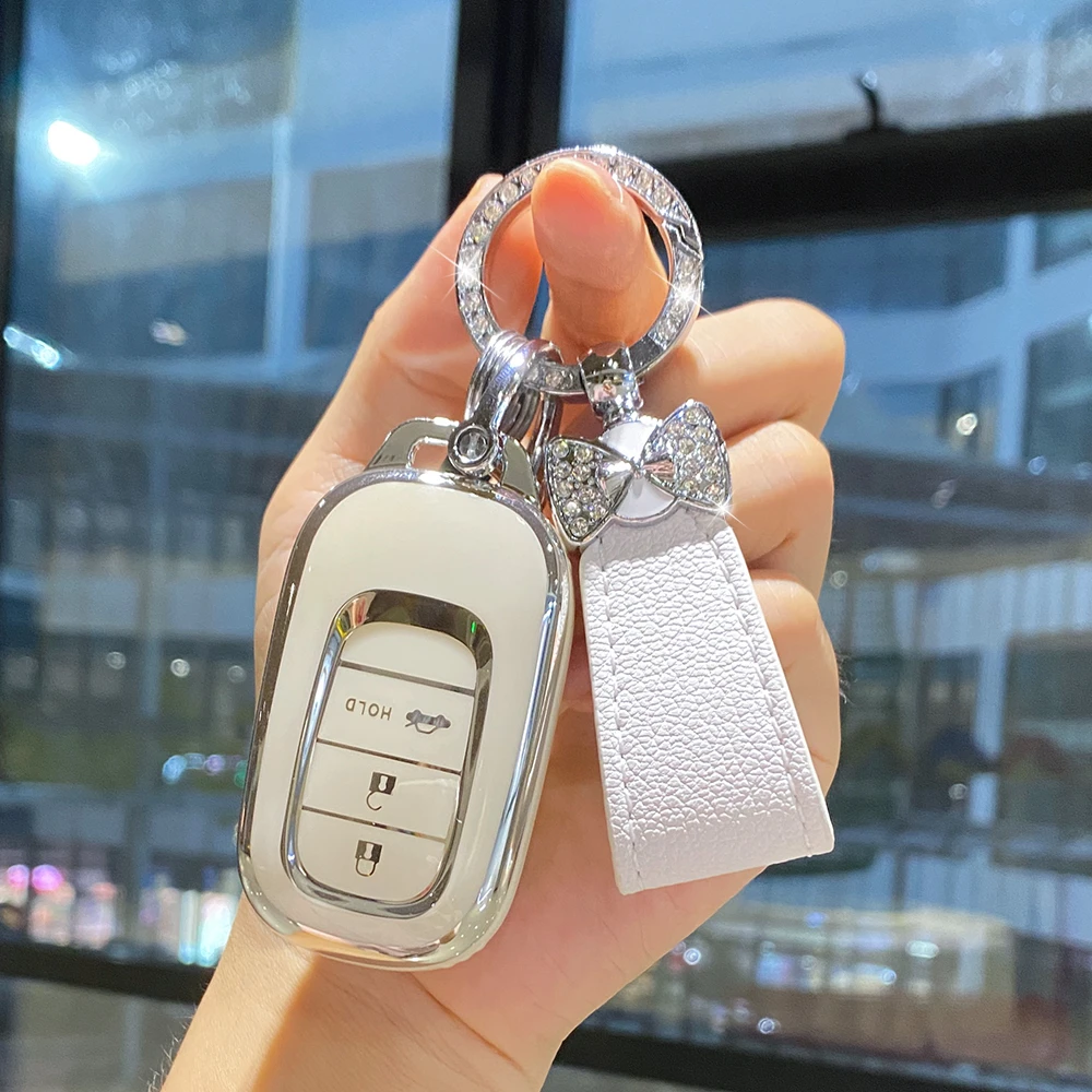 适用于本田灵悉L钥匙套xrv/crv皓影十一代思域型格汽车钥匙壳扣包