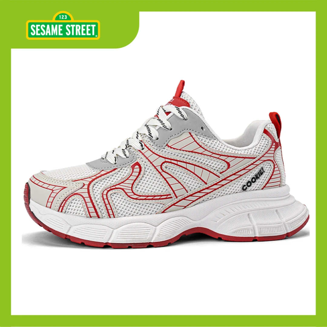 芝麻街旗舰店情侣百搭休闲鞋复古增高鸳鸯老爹鞋