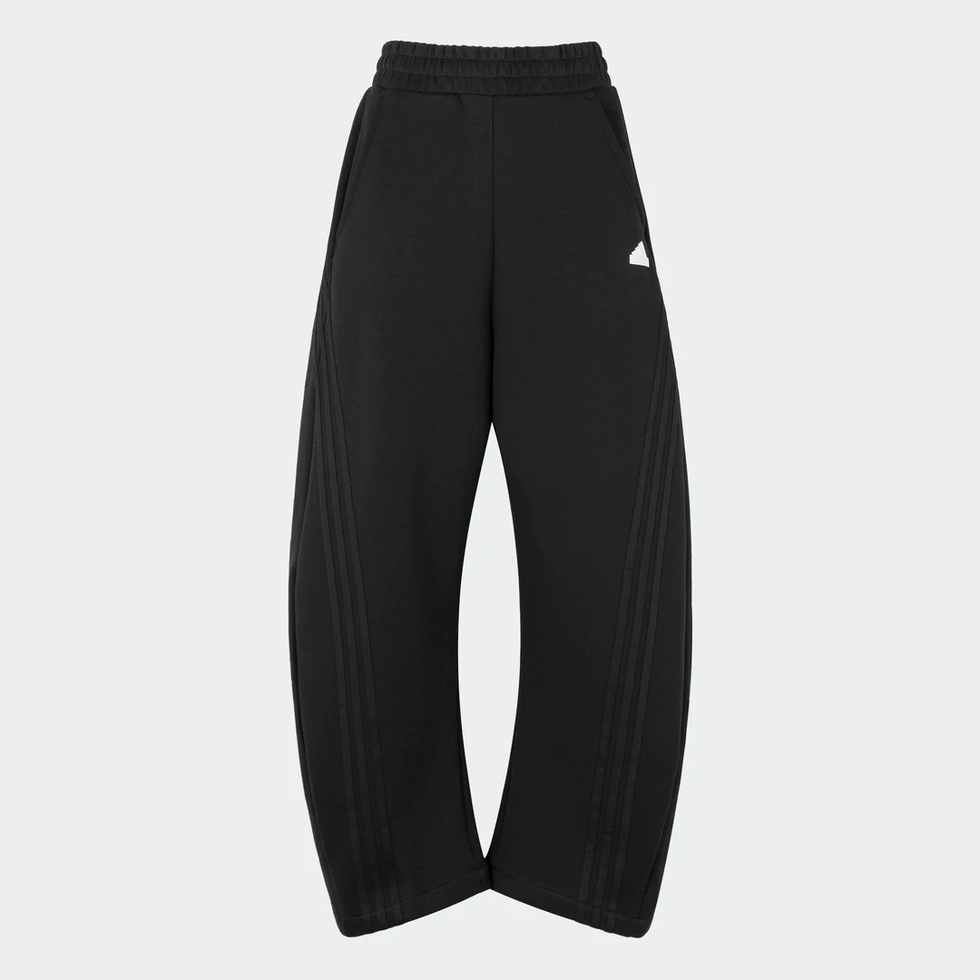 adidas阿迪达斯秋冬时尚百搭宽松运动休闲扭扭裤香蕉裤JX6713