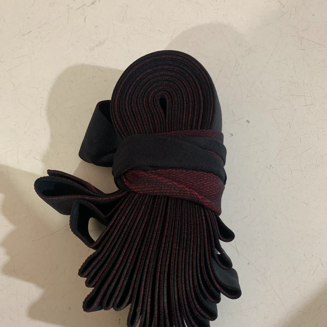 4公分松紧带6米(黑红）