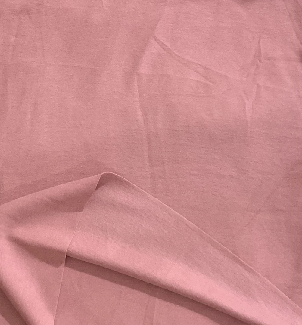 深粉色双面奥绒面料两米