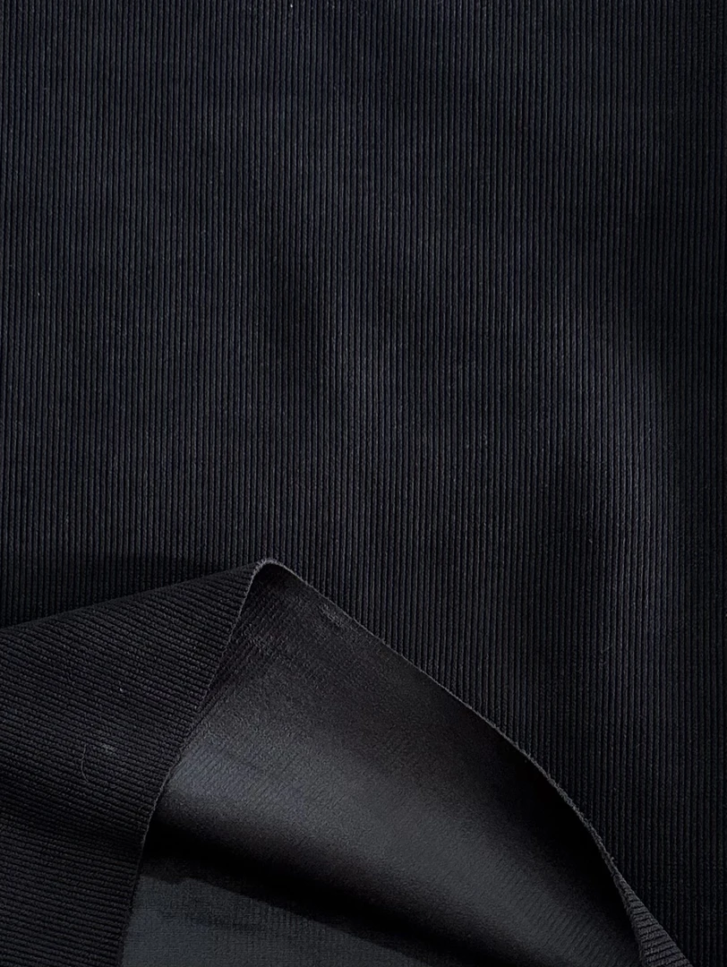 黑色雪尼尔加绒面料两米