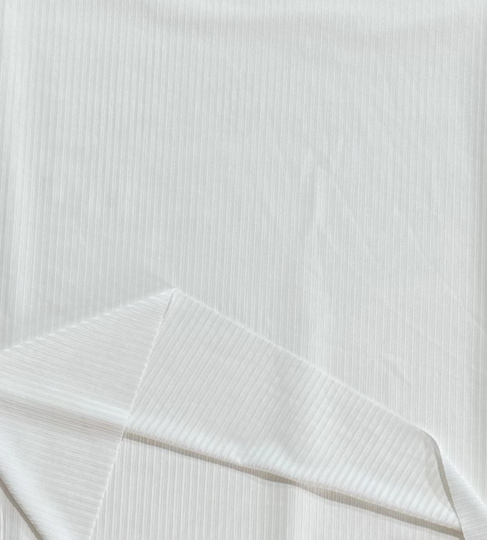 白色针织面料两米