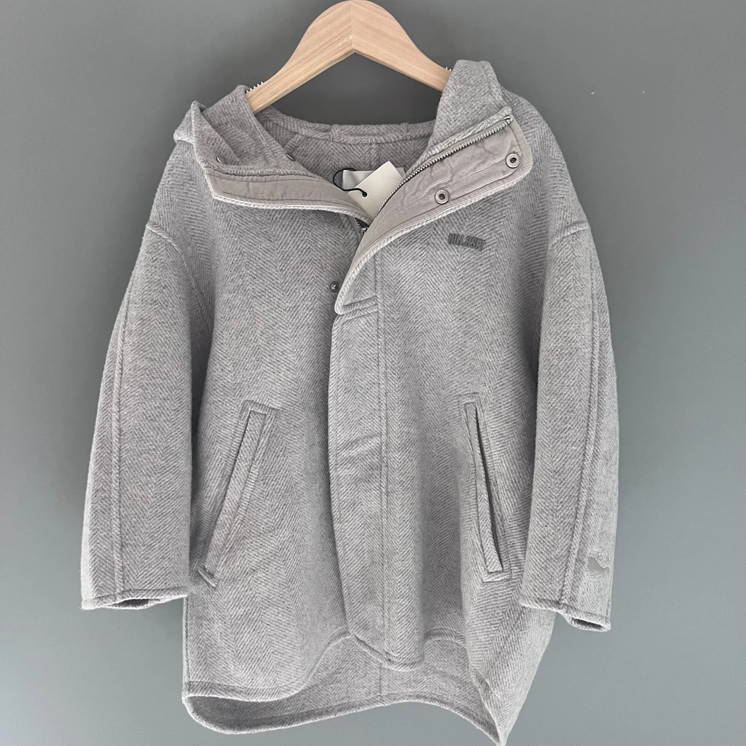 0560灰高端轻奢品牌儿童双面呢外套U