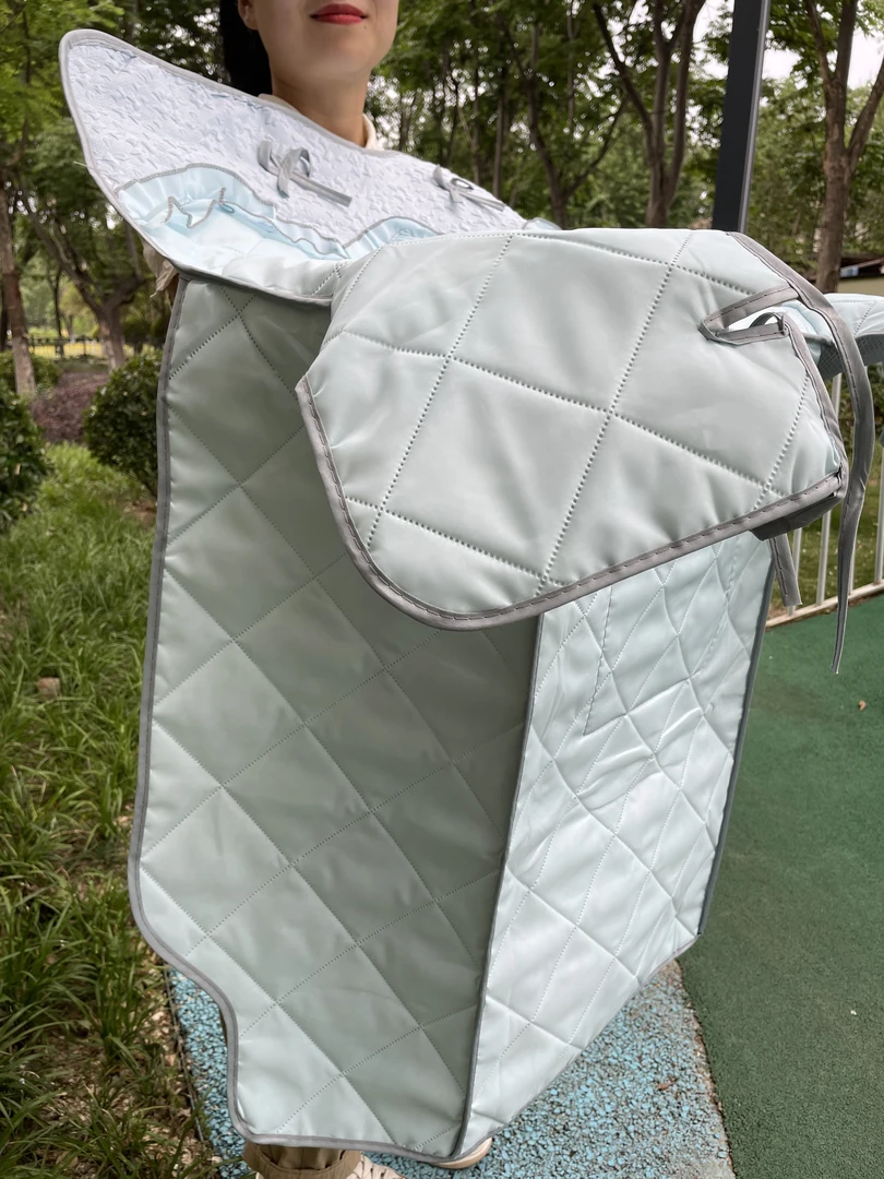 夏季防晒天空蓝蝴蝶结挡风被