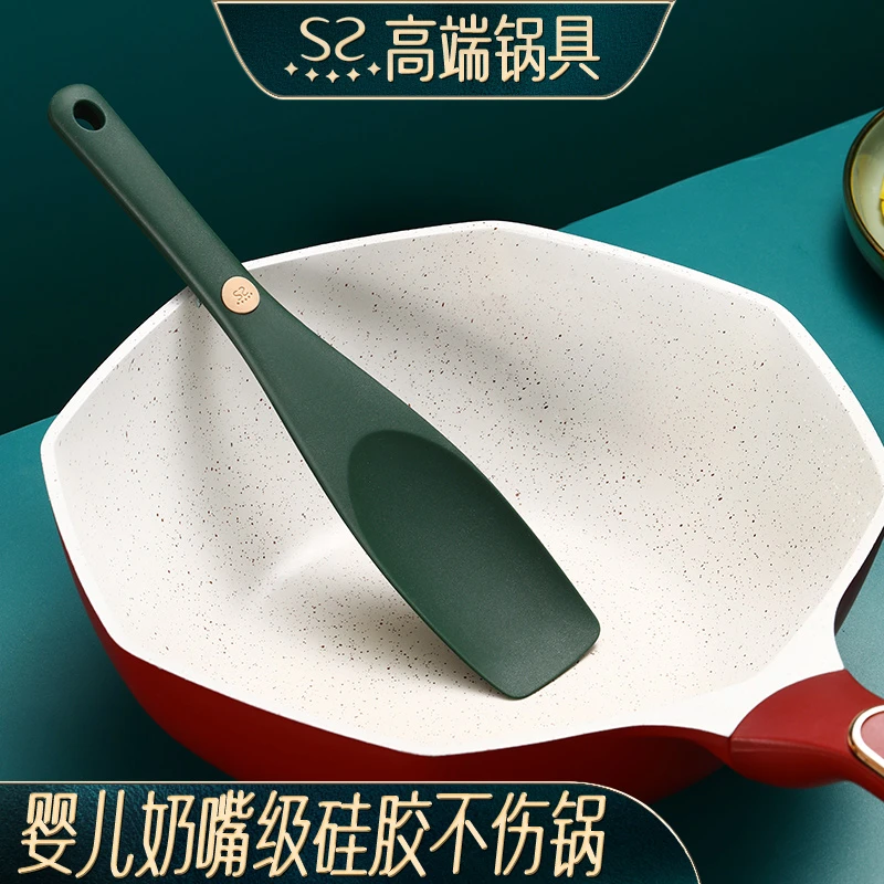 闪闪优品家用硅胶锅铲耐高温炒菜铲子不粘锅专用铲家用厨具铲炒勺