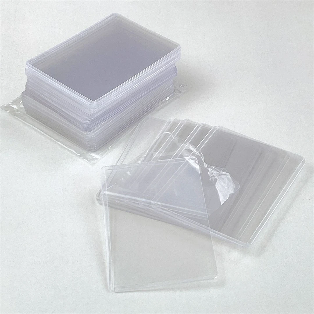 小卡卡套高透白光款卡牌竖款保护套