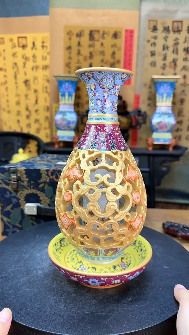 【闪购商品】瓶景德镇陶瓷客厅摆件