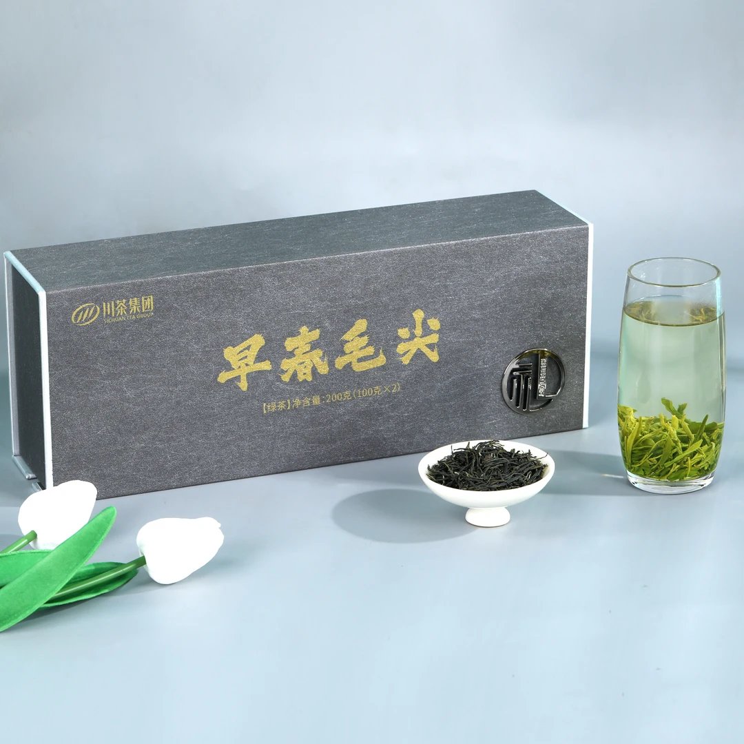 XF/叙府《直播福利》》早春毛尖高山特级2023新茶绿茶     拍一发二