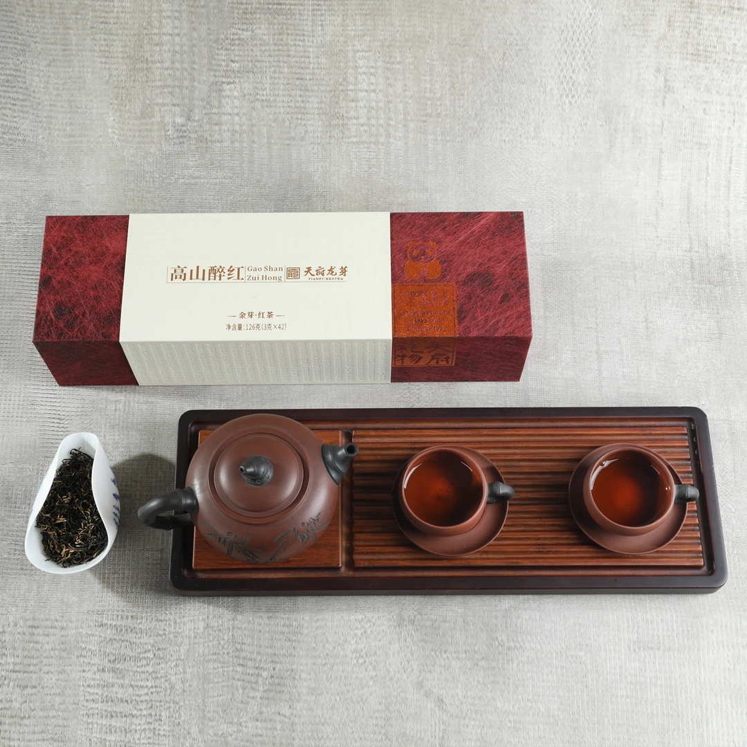 《年货节补贴款》   高山醉红*川红工夫*金芽红茶*礼盒套装