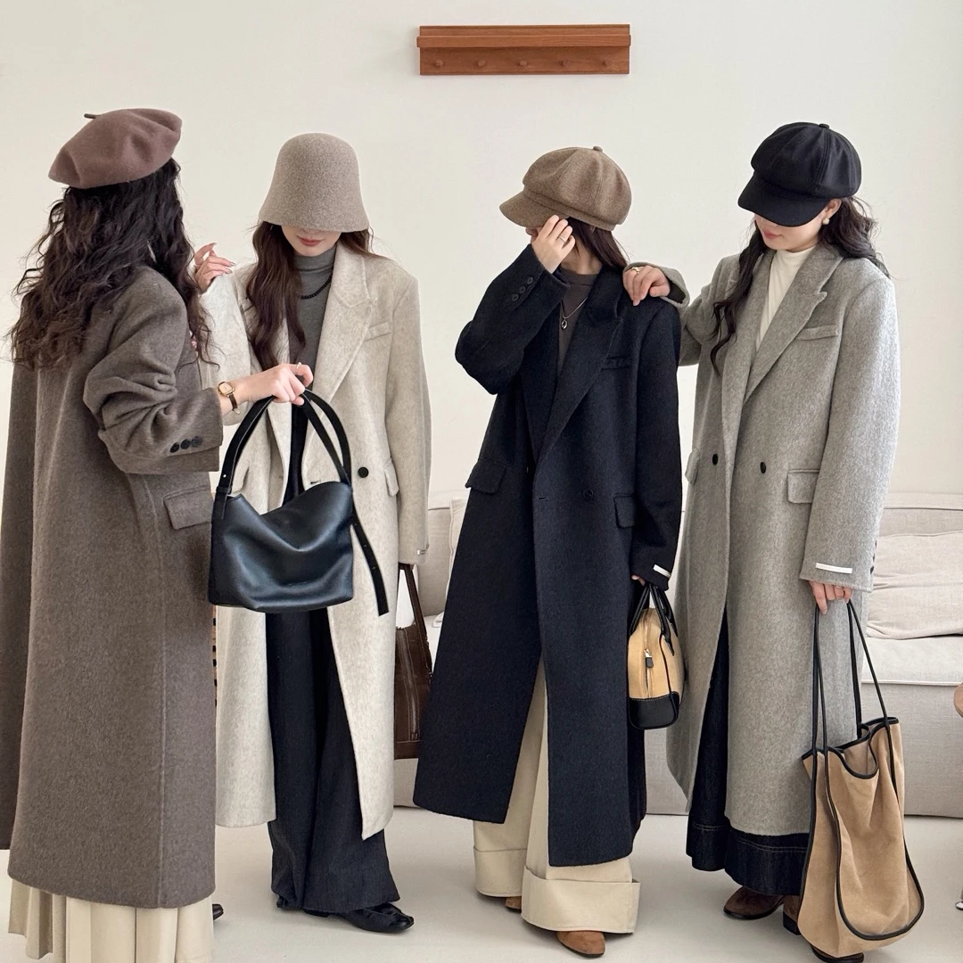 【杨杨专属】UA羊毛大衣秋冬季高级感长款外套88032