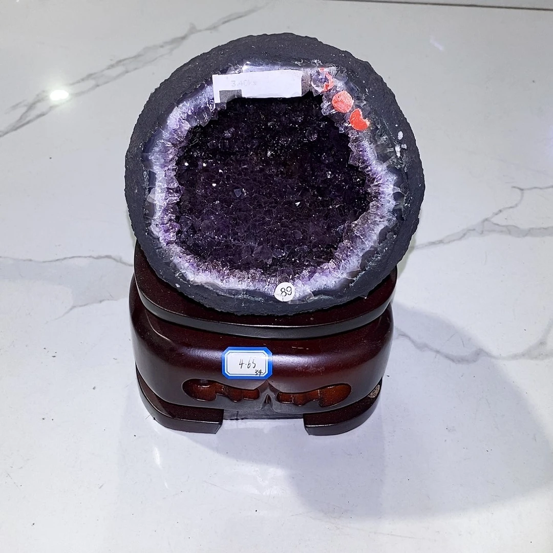 紫晶摆件未镶嵌迦南