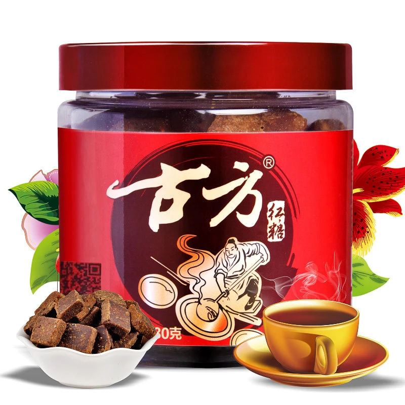 古方红糖180g罐装甘蔗熬制经期月子产妇甘蔗红糖块