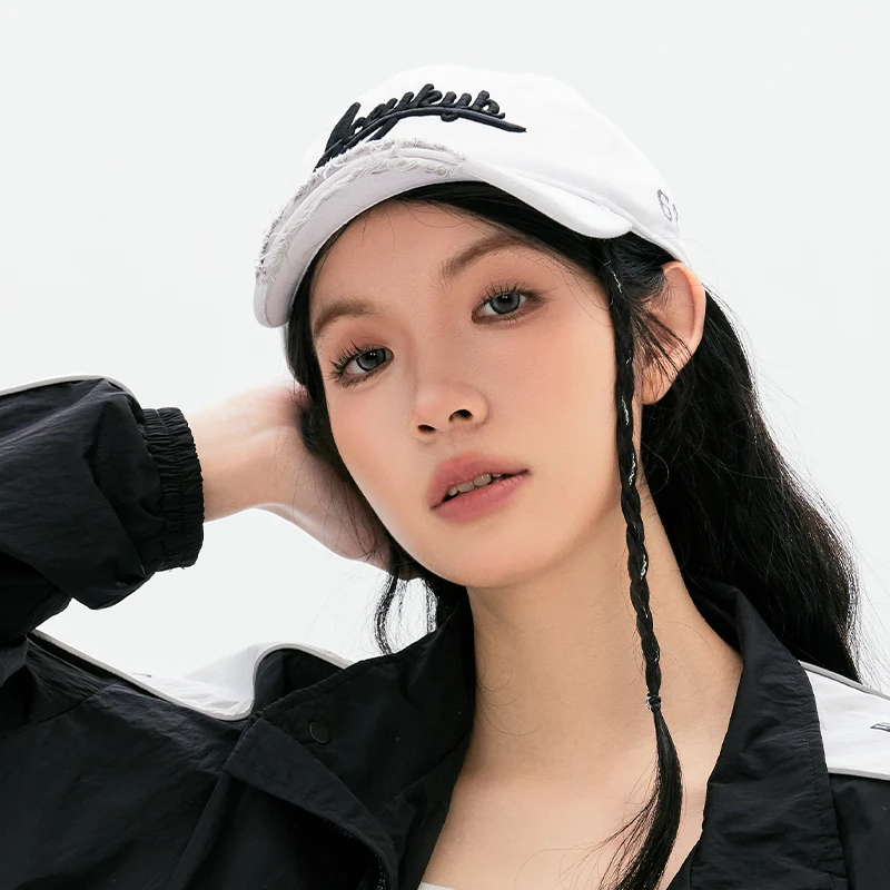 YKYB夏季新款洗水破洞喷色情侣休闲帽子遮阳棒球帽男女Y42NYM011