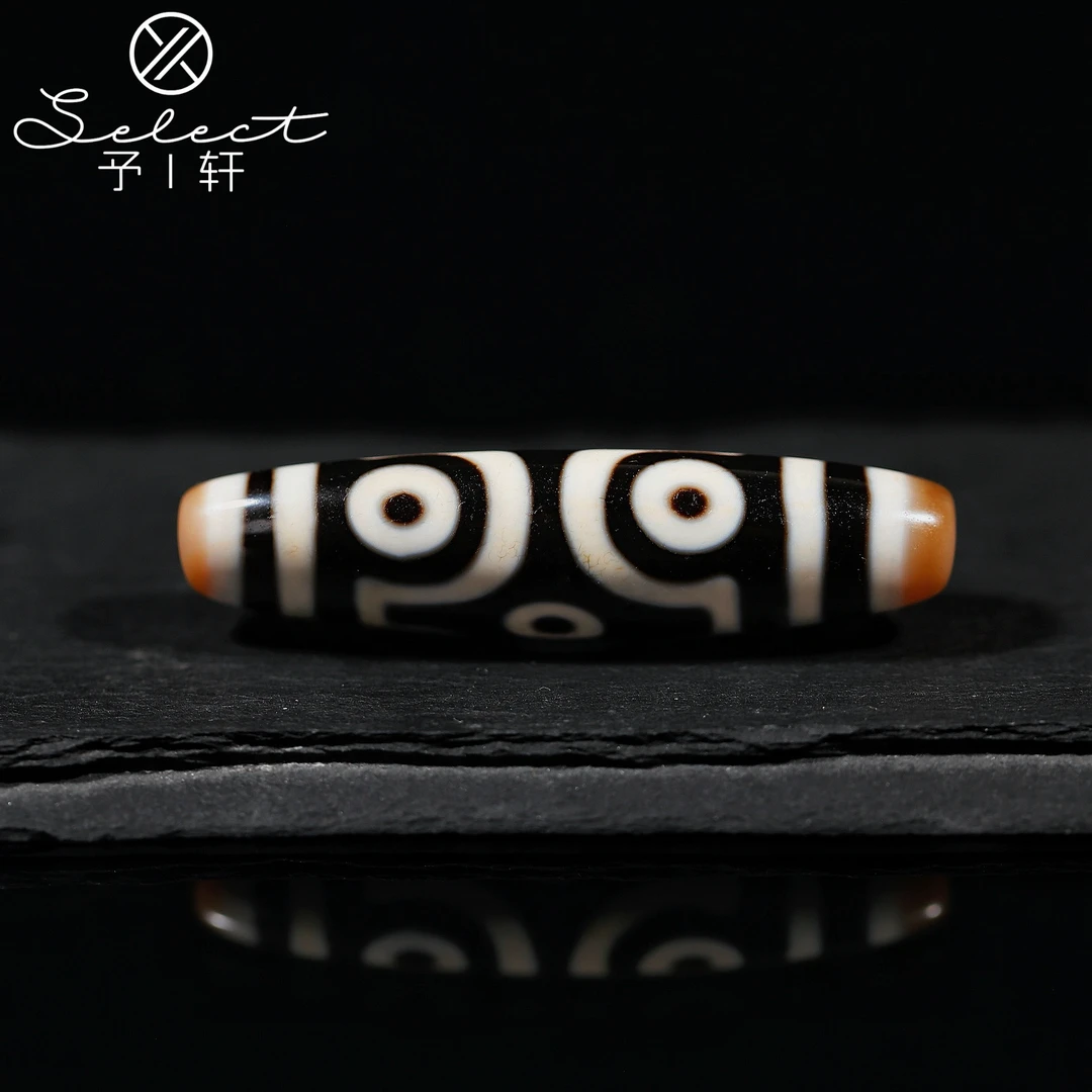 予轩出品；精品行运任晓攀臻品爆砂系列十字金刚六55*14mm天珠吊坠