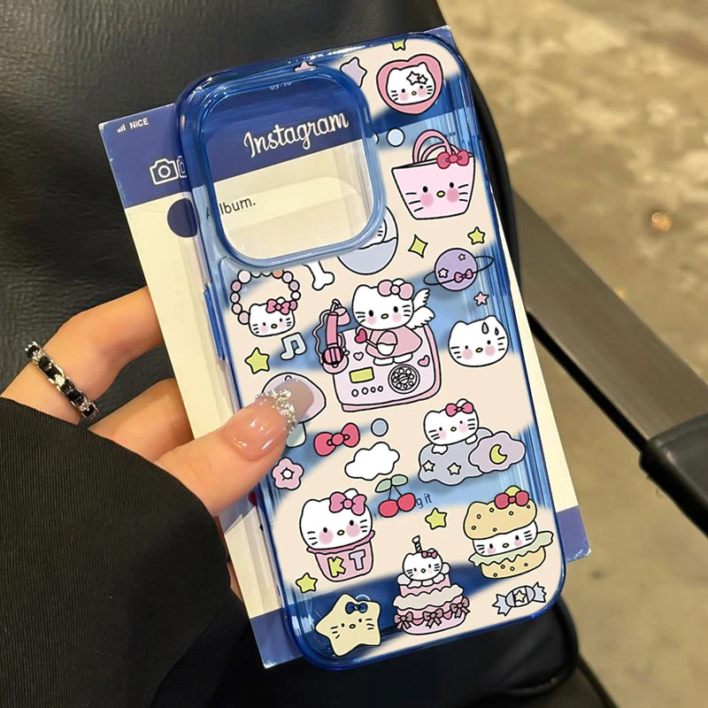 天使KT猫适用iphone16/15/14promax苹果11手机壳13软胶12防摔卡通