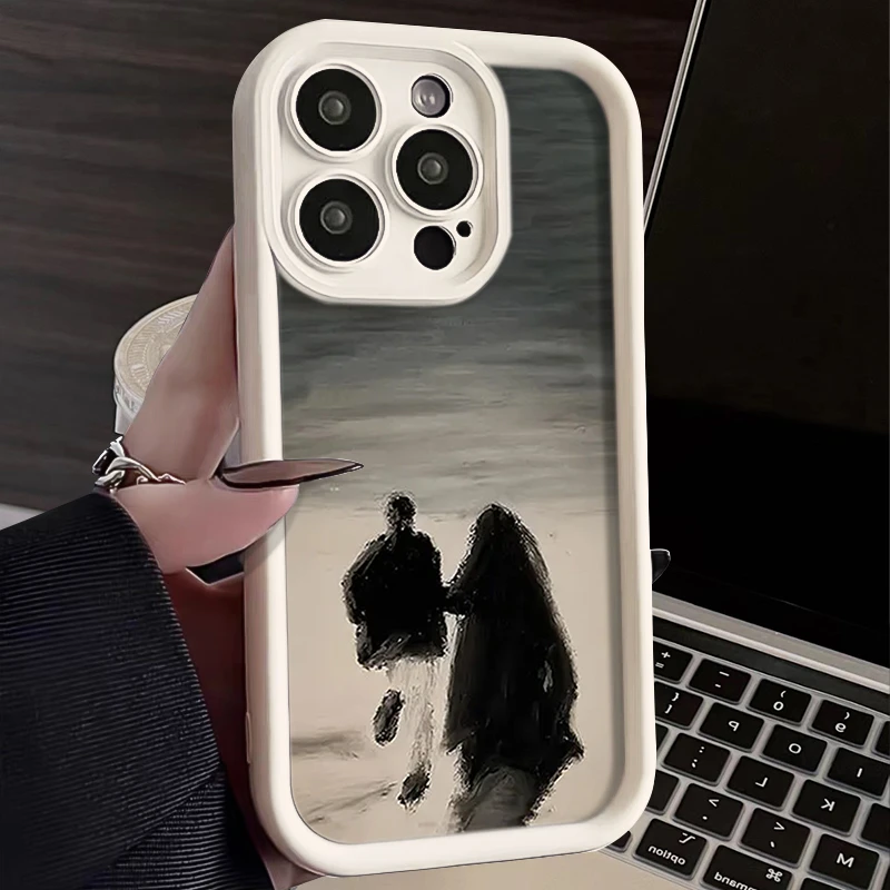 奔跑情侣iphone15苹果手机壳14promax新款13pro防摔12/11/XSXR78P
