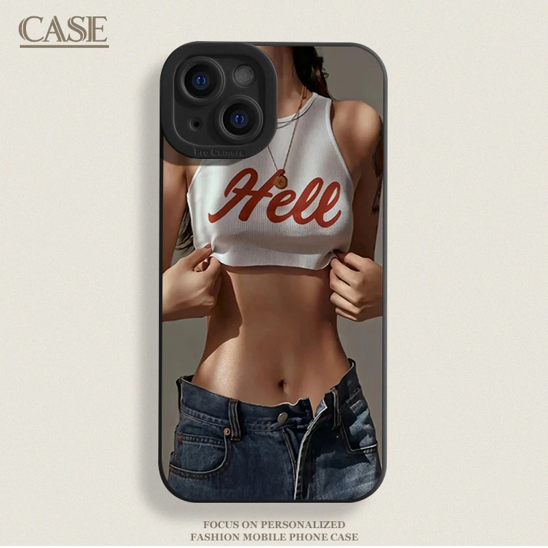 牛仔裤女孩适用iPhone16ProMax手机壳15苹果14硅胶13软12男女11xs