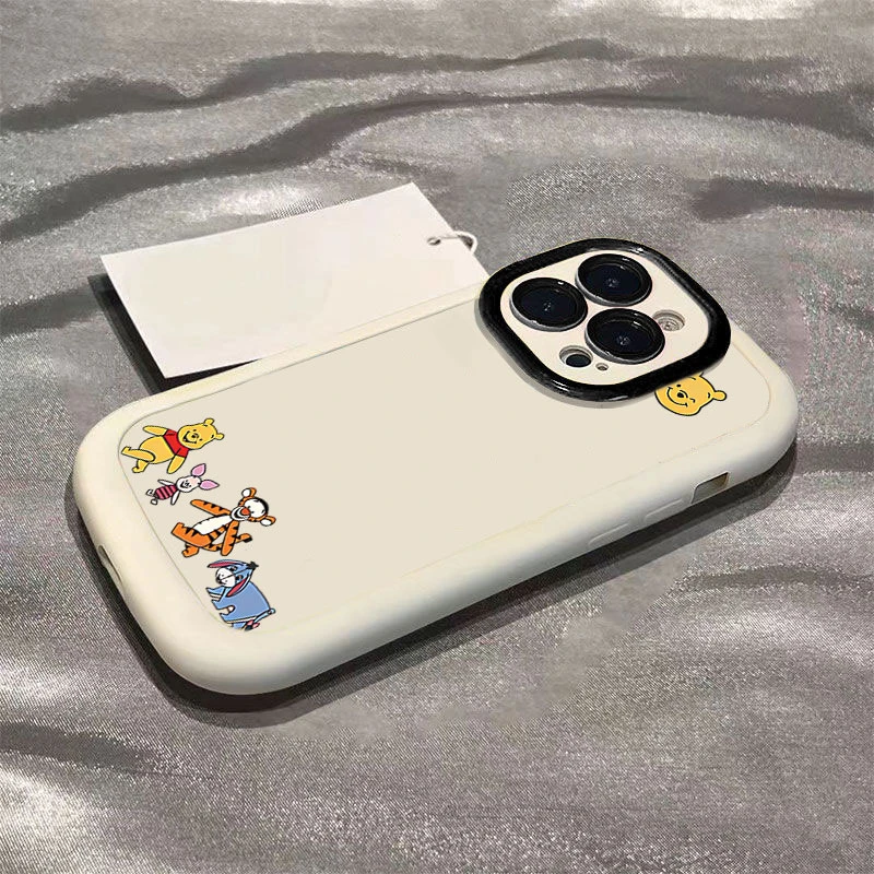 维尼排排站苹果14promax手机壳iphone15全包11硅胶13pro高级12p软