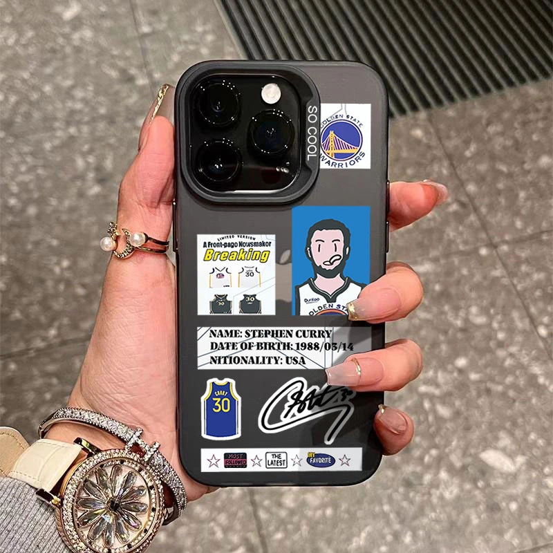 金州库里适用苹果16/15手机壳iphone14Promax元气13软胶12防摔11x