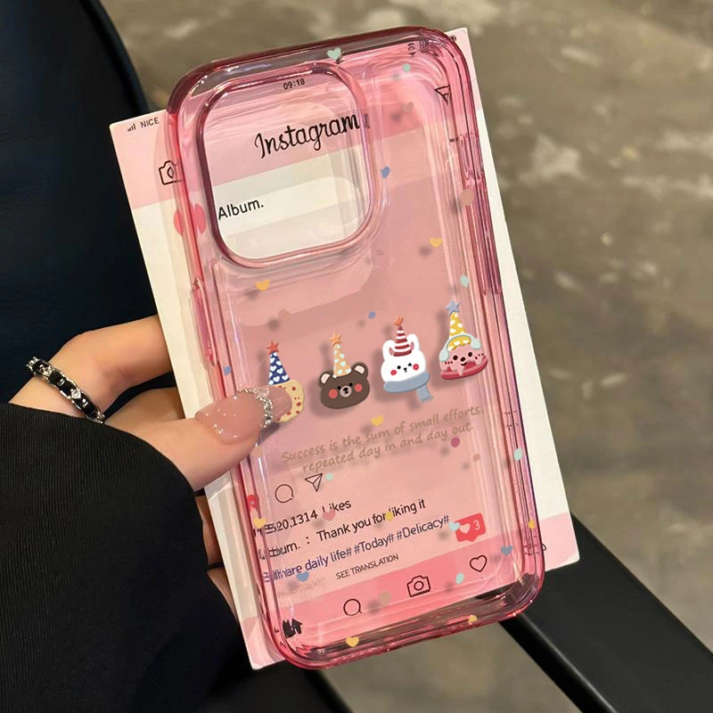 蛋糕甜甜圈适用iphone15 14promax苹果11手机壳13软胶12防摔X可爱